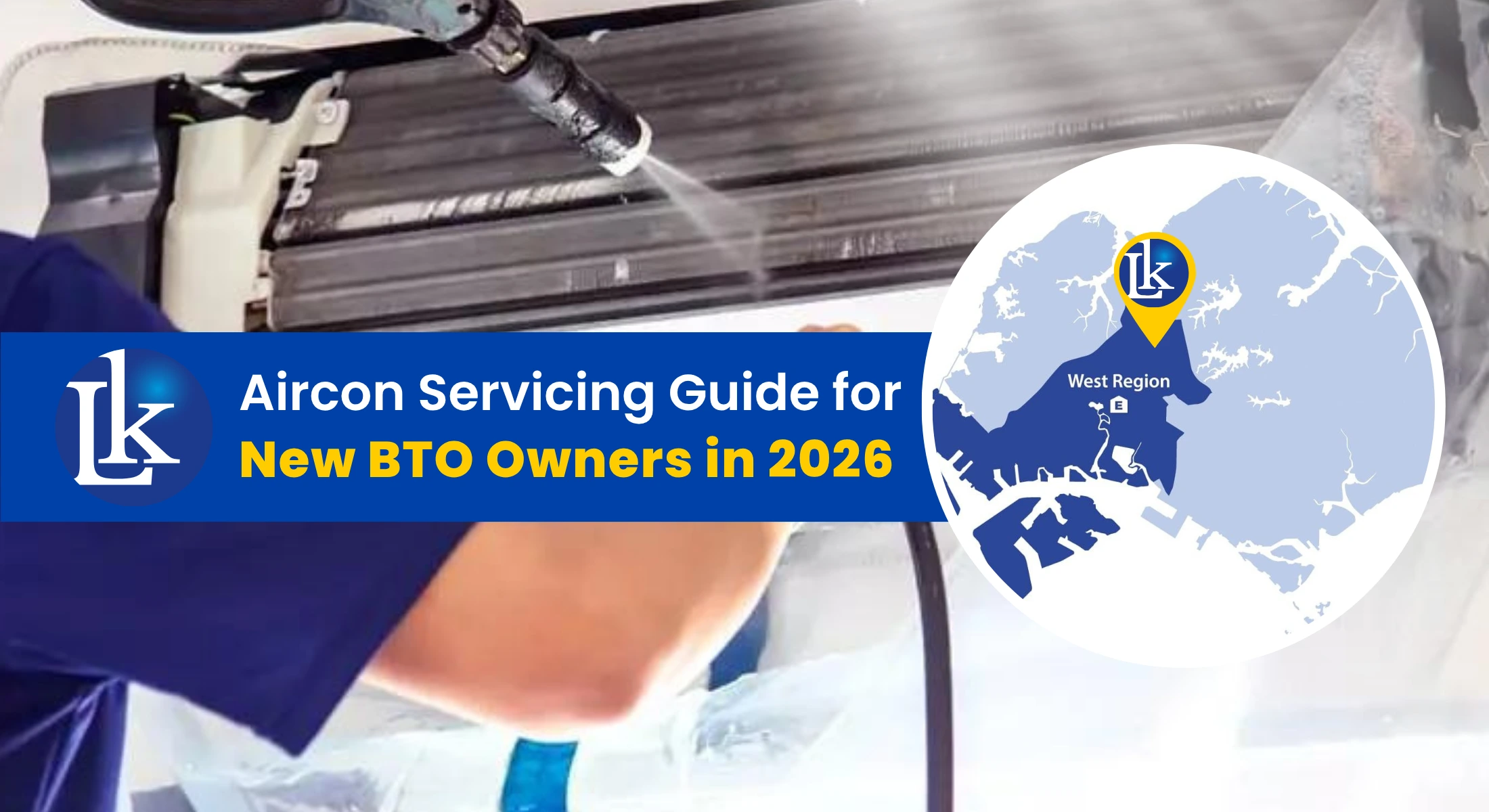 Aircon chemical wash in West Singapore for Jurong, Clementi, Bukit Batok homes