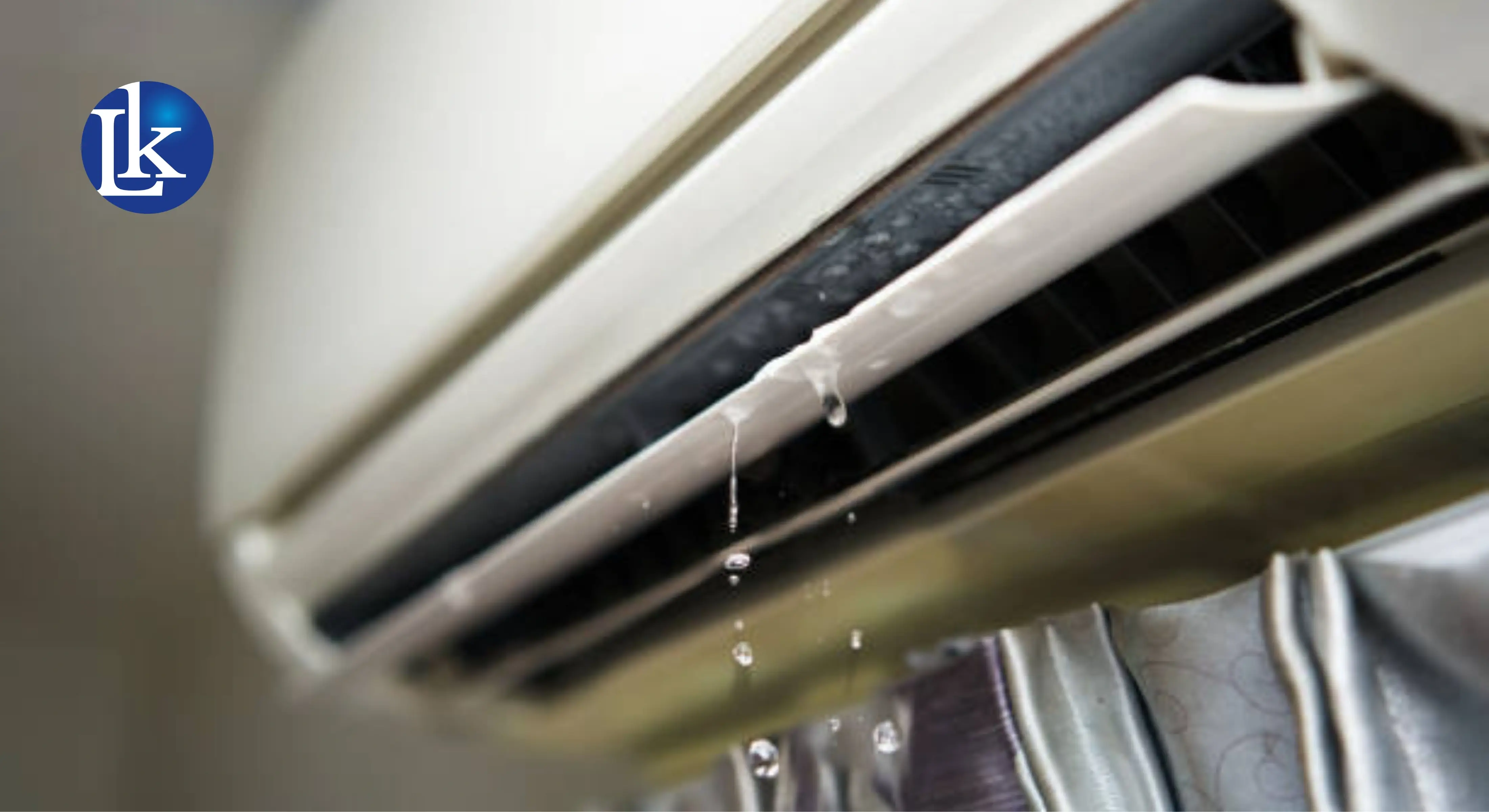 Indoor aircon leaking water in Singapore home showing need for repair