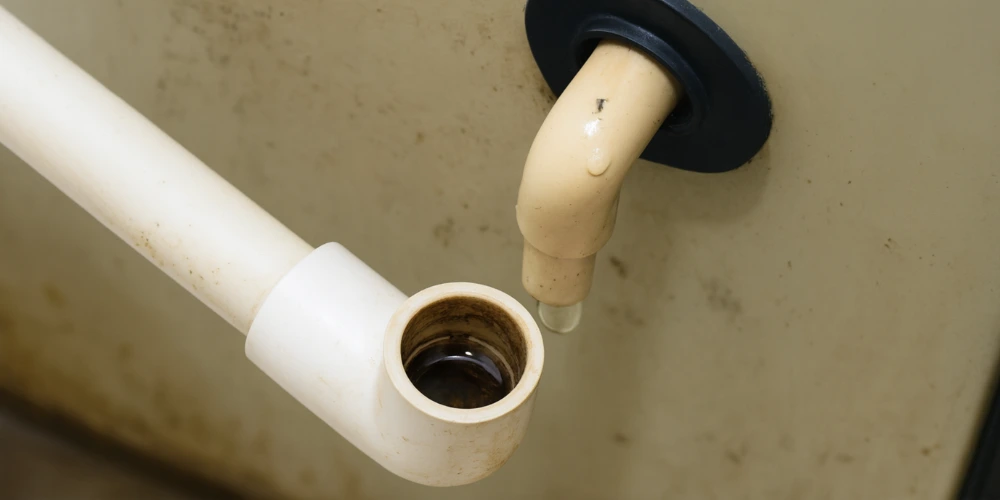 Indoor aircon unit dripping water due to leakage problem