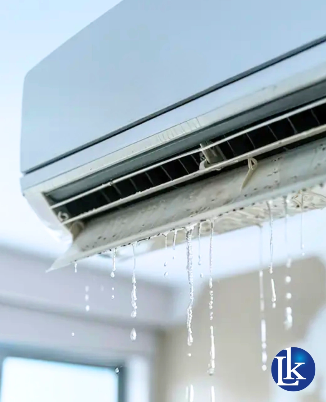Dirty aircon unit before servicing in Singapore