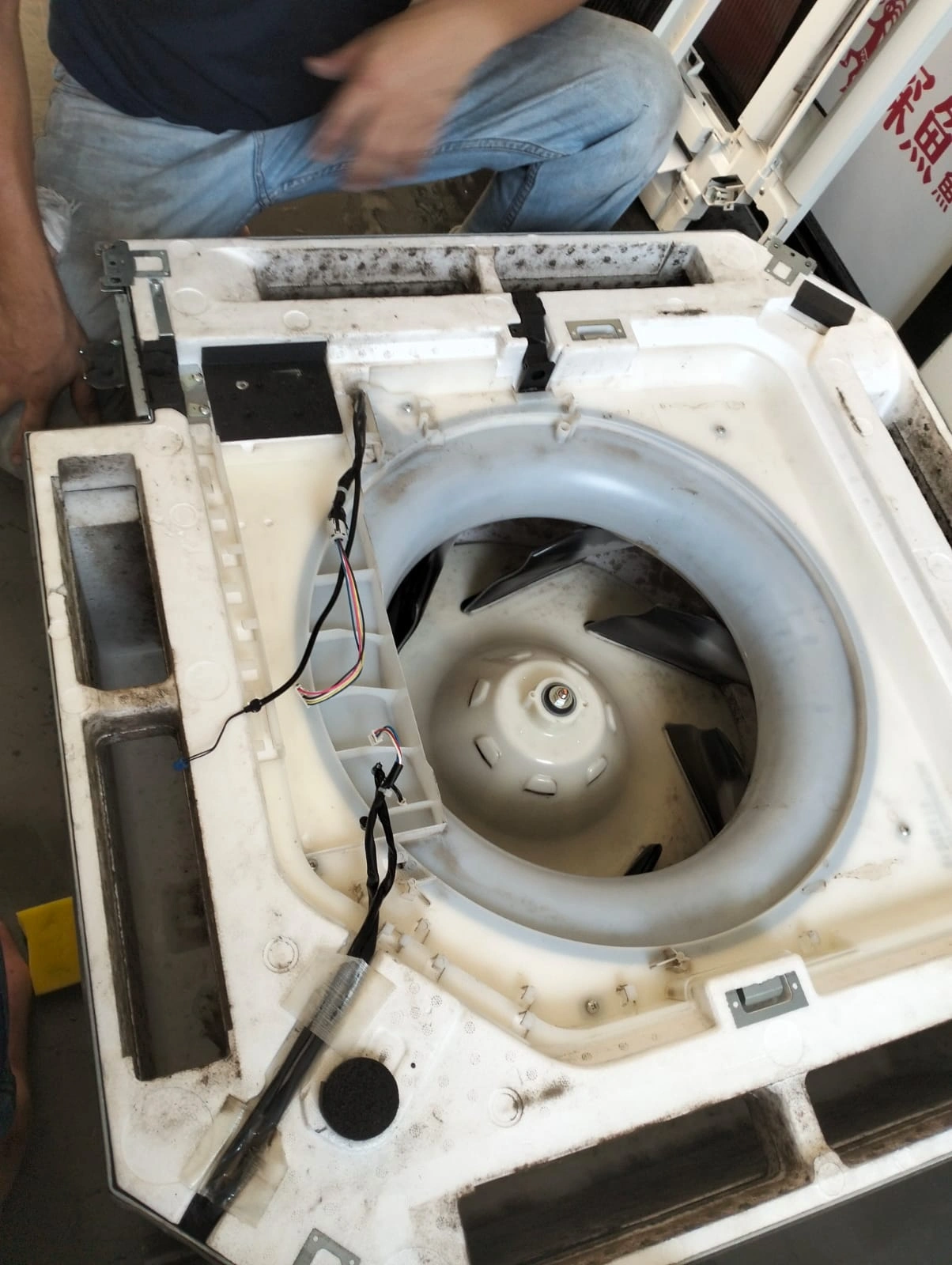 Cassette Fan Housing | LK Brothers Aircon Chemical Overhaul